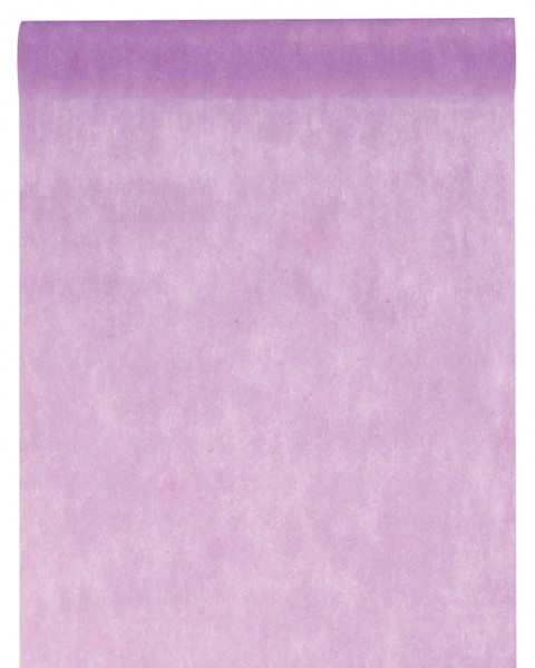 Tischläufer violett Vlies 10 Meter Rolle