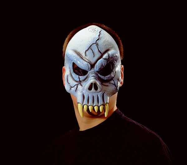 Halloween Maske Vampir Totenschädel