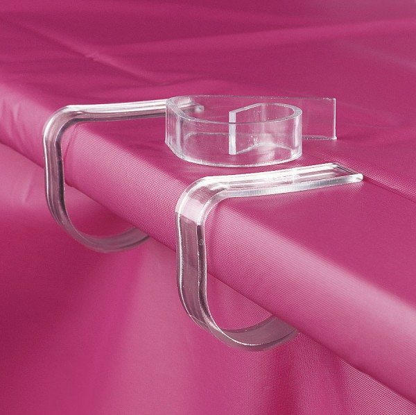 Transparente Tischklammern Tischdeckenhalter 72 Stück