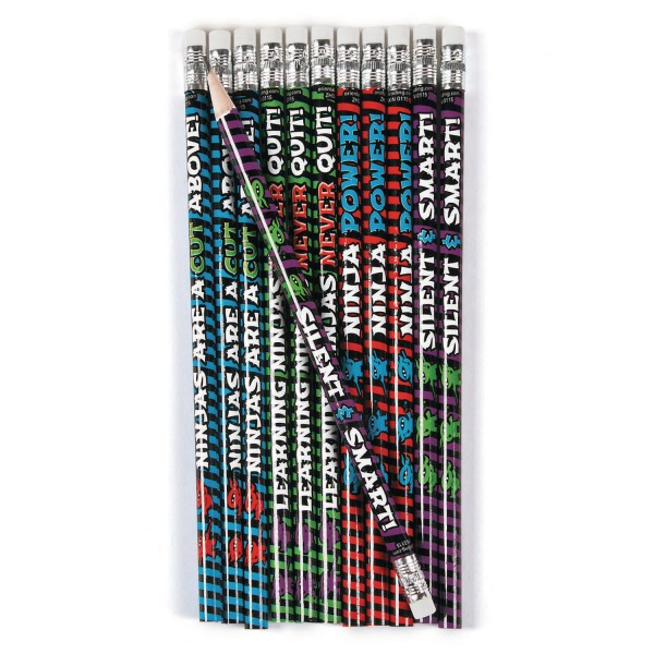 Ninja Samurai Bleistifte 12 Stück