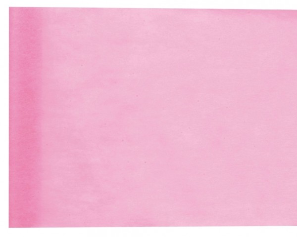 Tischläufer rosa Vlies 25 Meter Rolle 30cm breit