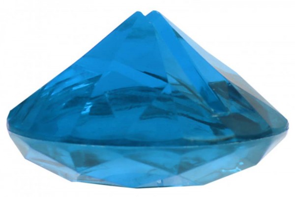 Tischkartenhalter Diamant Blau für Namensschild 4 Stück