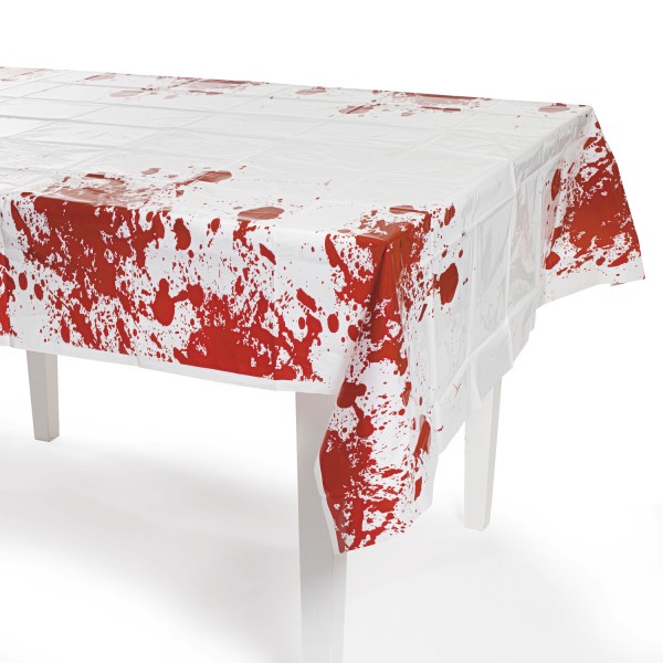 Halloween Tischdecke mit Horror Blutspritzern