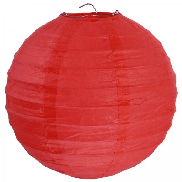Lampions Rot 50cm Durchmesser Laterne 1 Stück