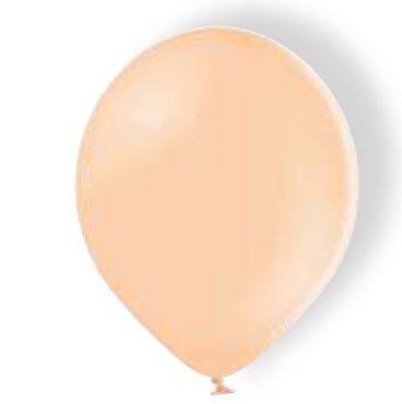 Luftballon Latexballon Peach Cream 30 cm mit Helium