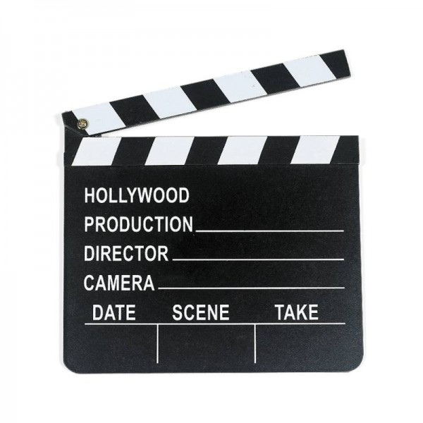 Filmklappe Hollywood Regieklappe 1 Stück
