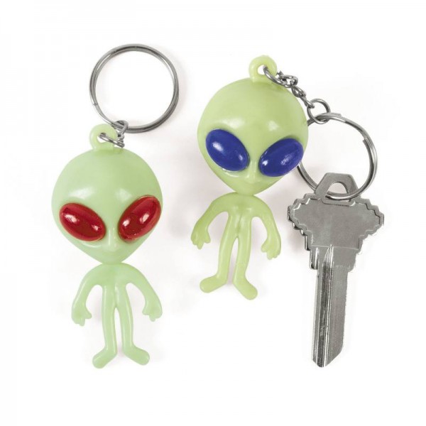Alien Schlüsselanhänger Mitgebsel 12 Stück