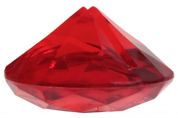 Tischkartenhalter Diamant Rot für Namensschild 4 Stück