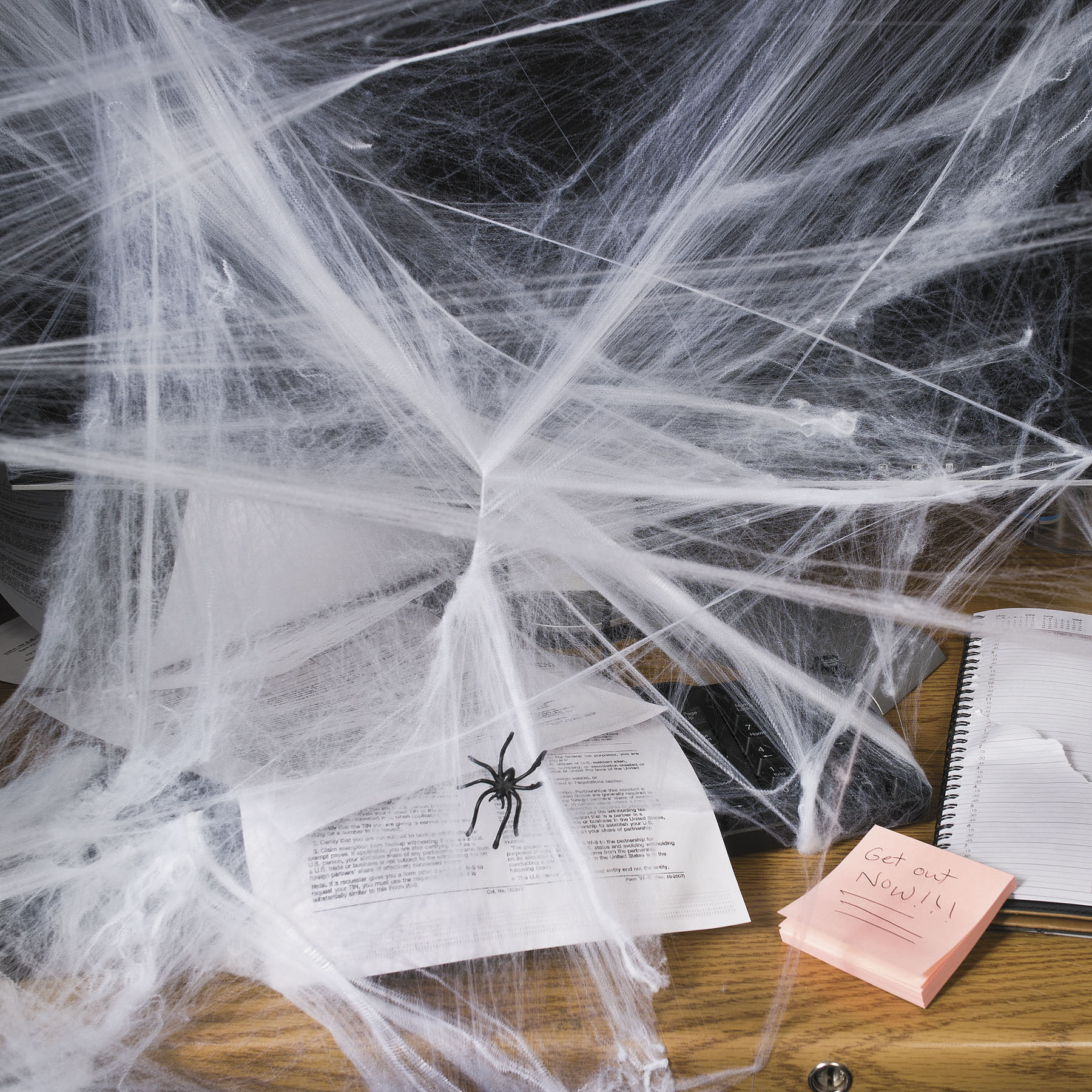 Spinnennetz ORANGE Deko Halloween Spinnnetz Spinne Netz Dekoration Spinnen