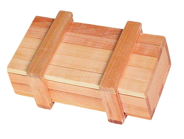 Zaubertrickkiste mit Geheimverschluss 6 Stück aus Holz von goki