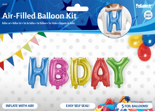 Ballon-Set Happy Birthday Geburtstag