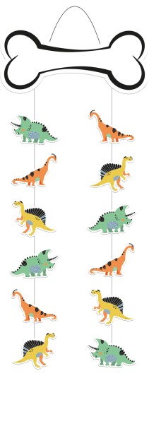 Dinosaurier Dino Roars Hängedekoration