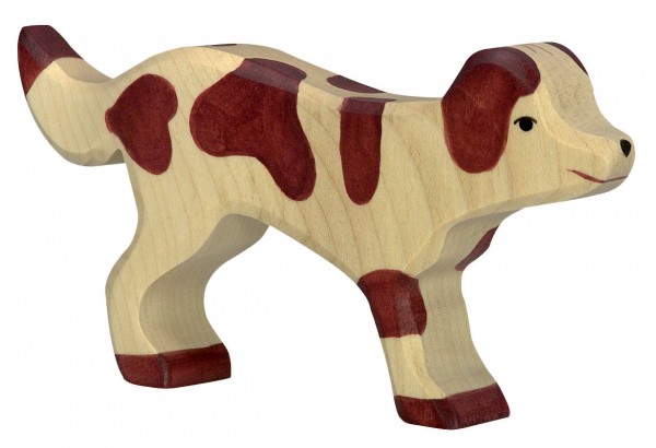 Hofhund Hund Bauernhof Holzfigur Holzspielzeug von Holztiger