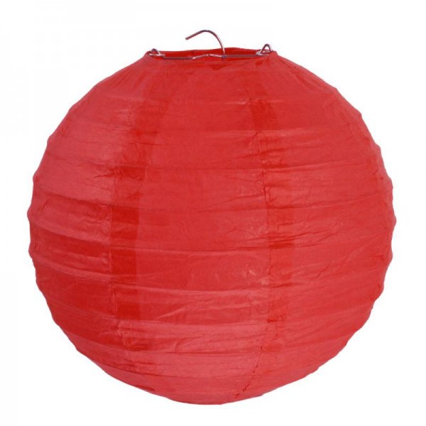 Lampions Rot 30cm Durchmesser Laterne 2 Stück