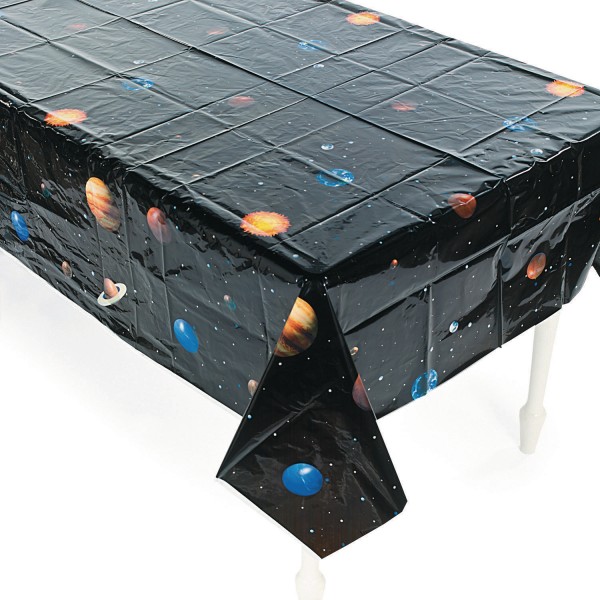 Weltraum Planeten Tischdecke aus PVC