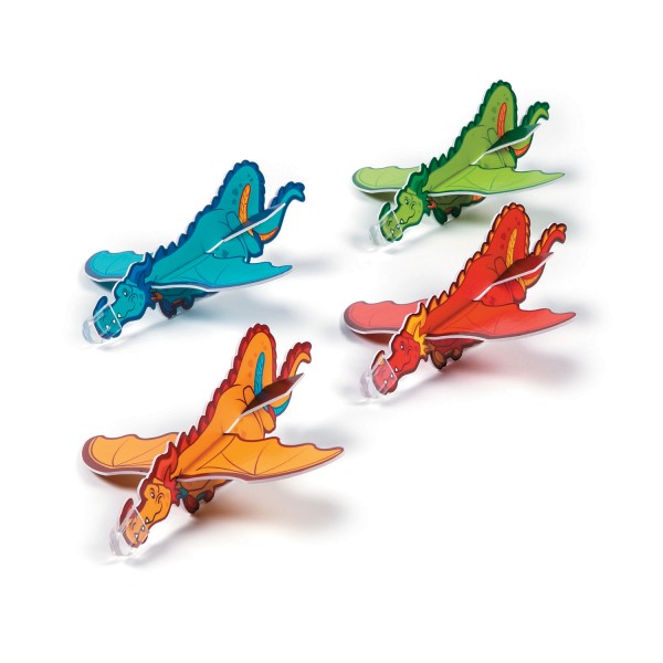 Drachen Styroporflieger Gleitflugzeuge Mitgebsel 6 Stück