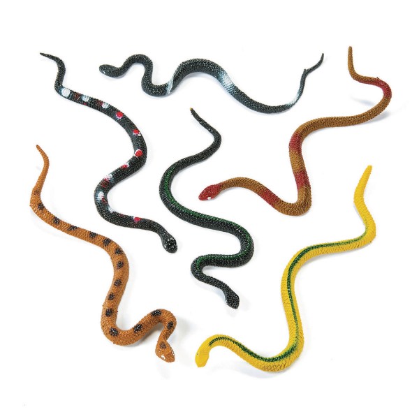Schlangen Spielfiguren realistisch 12 Stück