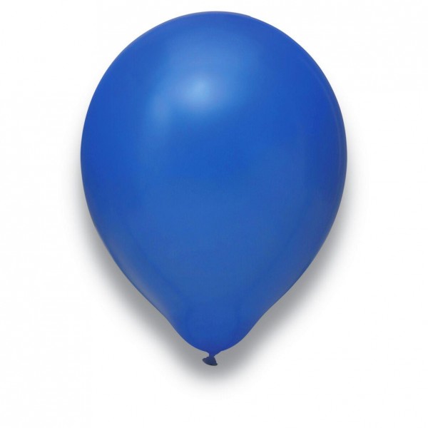 Luftballon Latexballon Royalblau 31 cm mit Helium