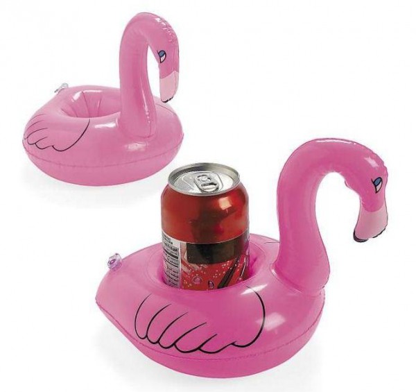 Flamingo Getränkehalter Dosenhalter 2 Stück