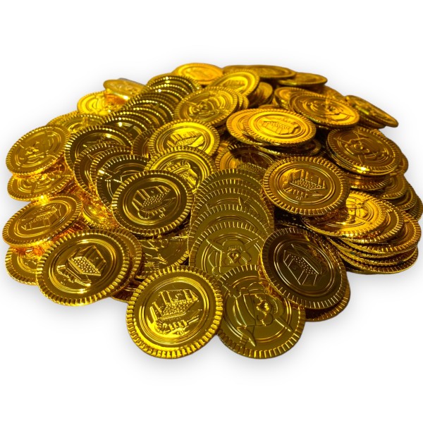 Piraten Goldschatz Goldtaler 150 Münzen